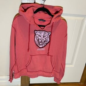 Abercrombie fleece hoodie size L
